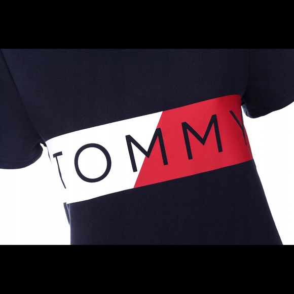 Tommy Hilfiger Popover Pullover Sweatshirt Dress - Picture 4 of 13